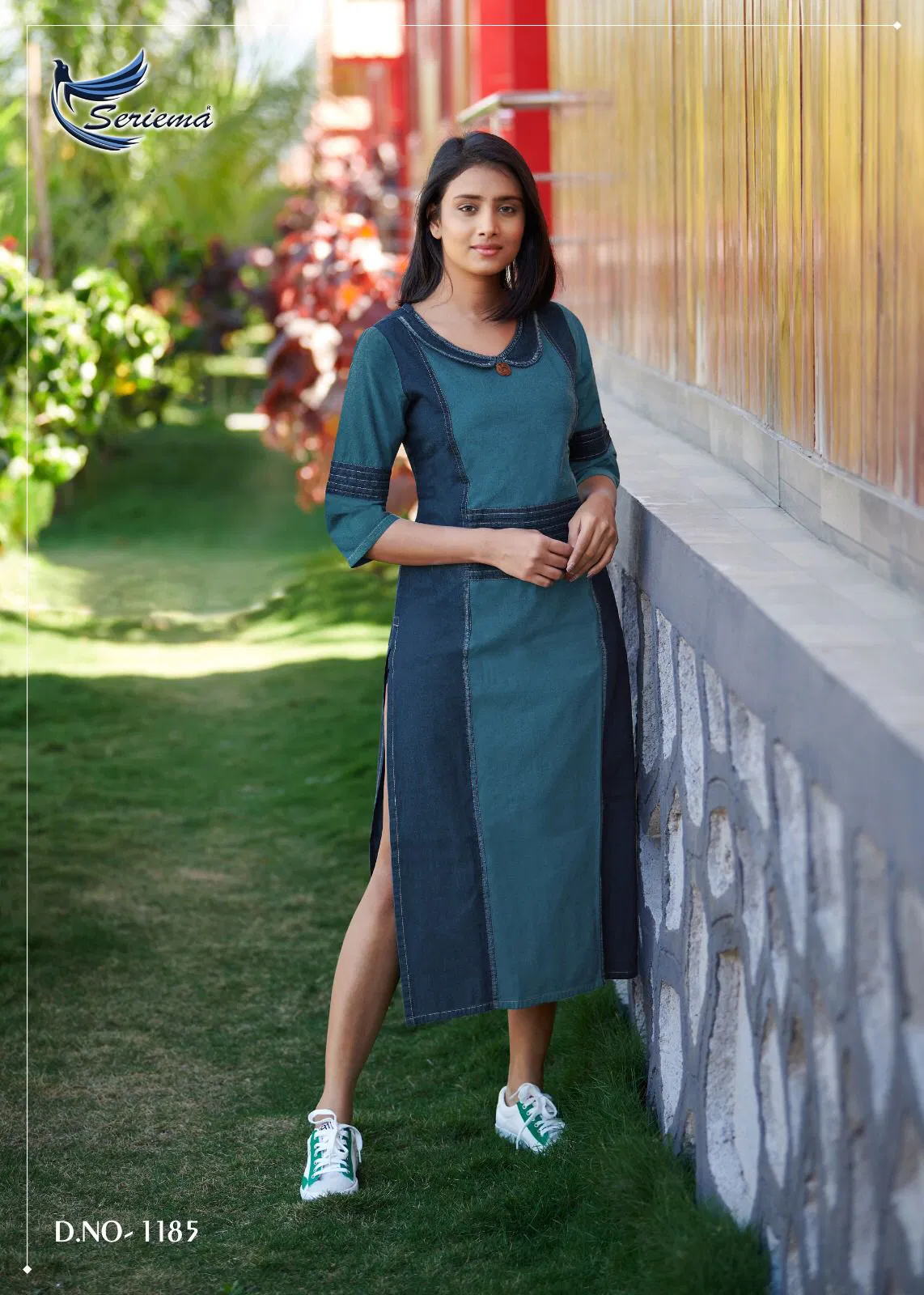 Seriema Kumb Capture 4 Denim Wholesale Party Wear Kurtis